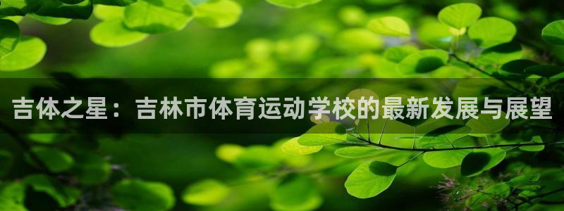 一竞技官方正版app五金厂：吉体之星：吉林市体育运动学校的最