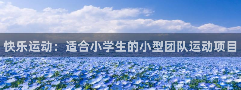 一竞技官方正版app官方：快乐运动：适合小学生的小型团队运动