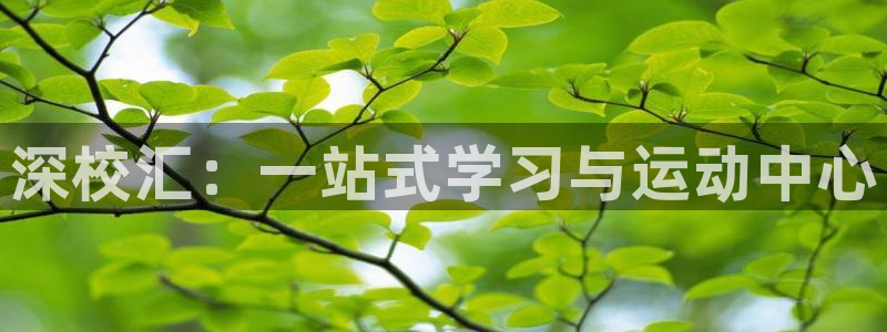 注册一竞技官方正版app:深校汇:一站式学习与运动中心